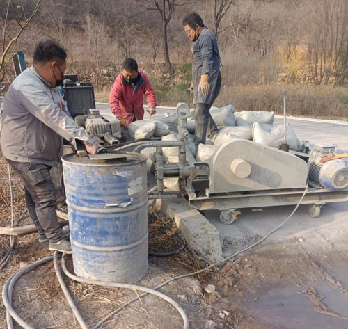 枣庄路面下沉注浆